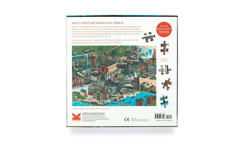 Laurence King The World of Sherlock Holmes 1000 Piece Puzzle - Image 3